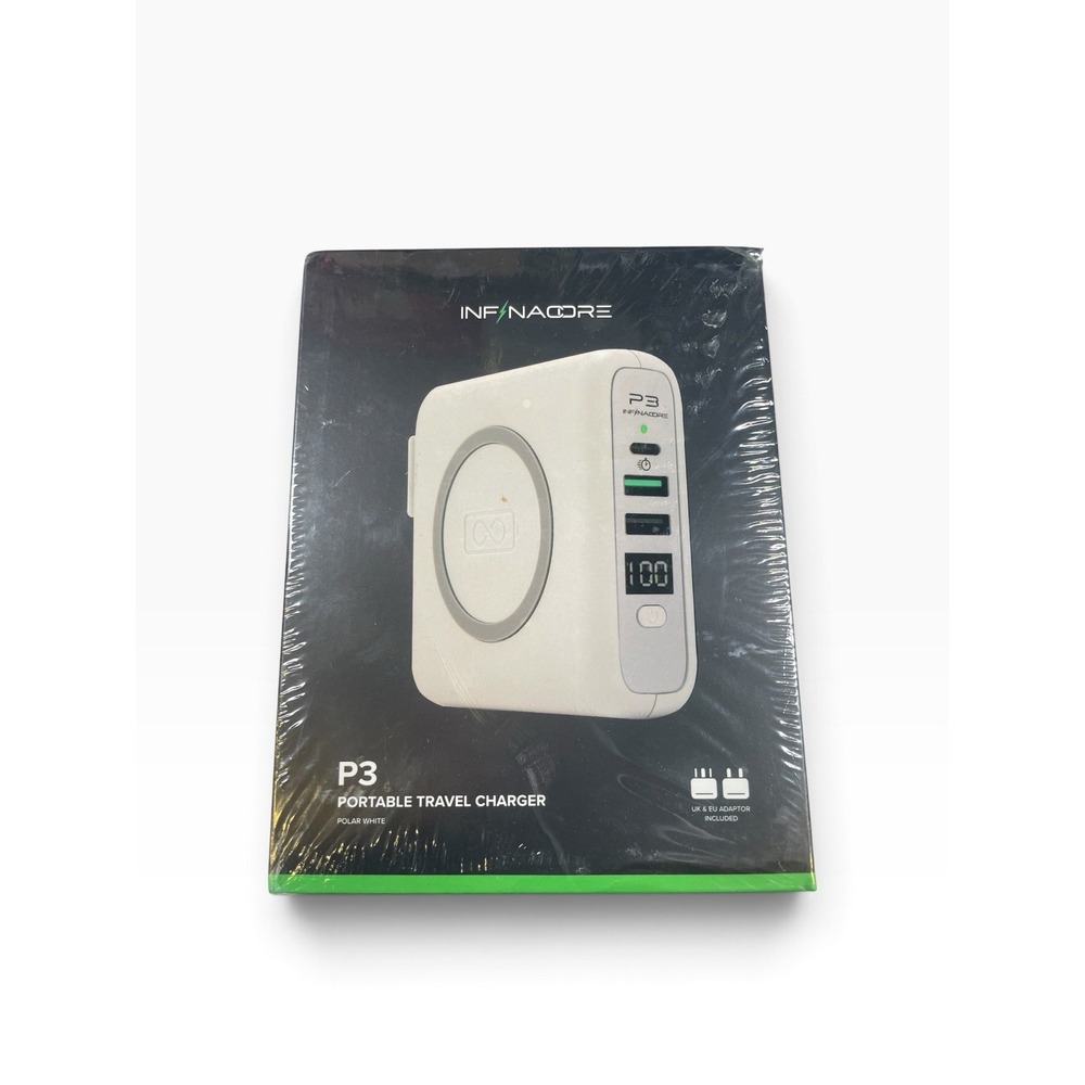 InfinaCore Pandora P3 8000mAh Portable Power Bank Battery Qi Wireless Charg